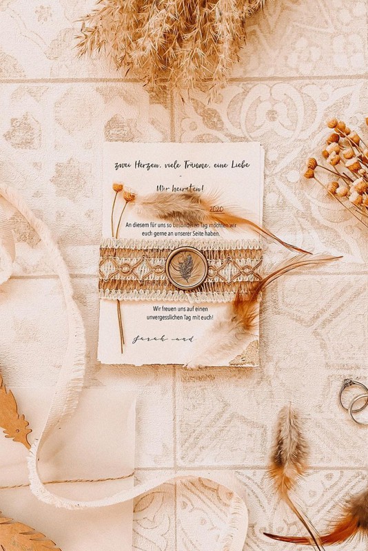 23 Stylish and Chic Wedding Ideas with a Touch of Boho Style