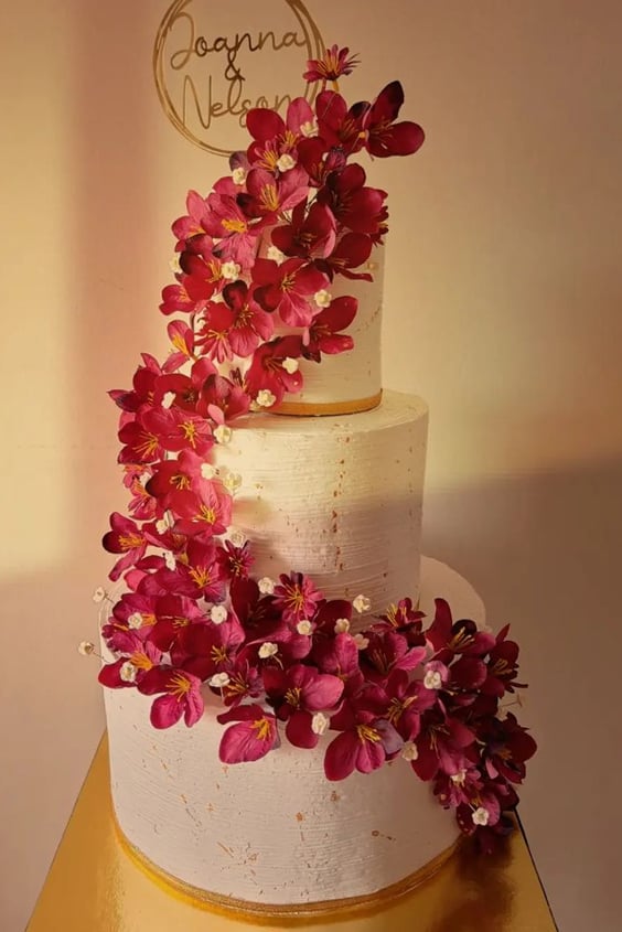 Fairytale Floral Wedding Cakes