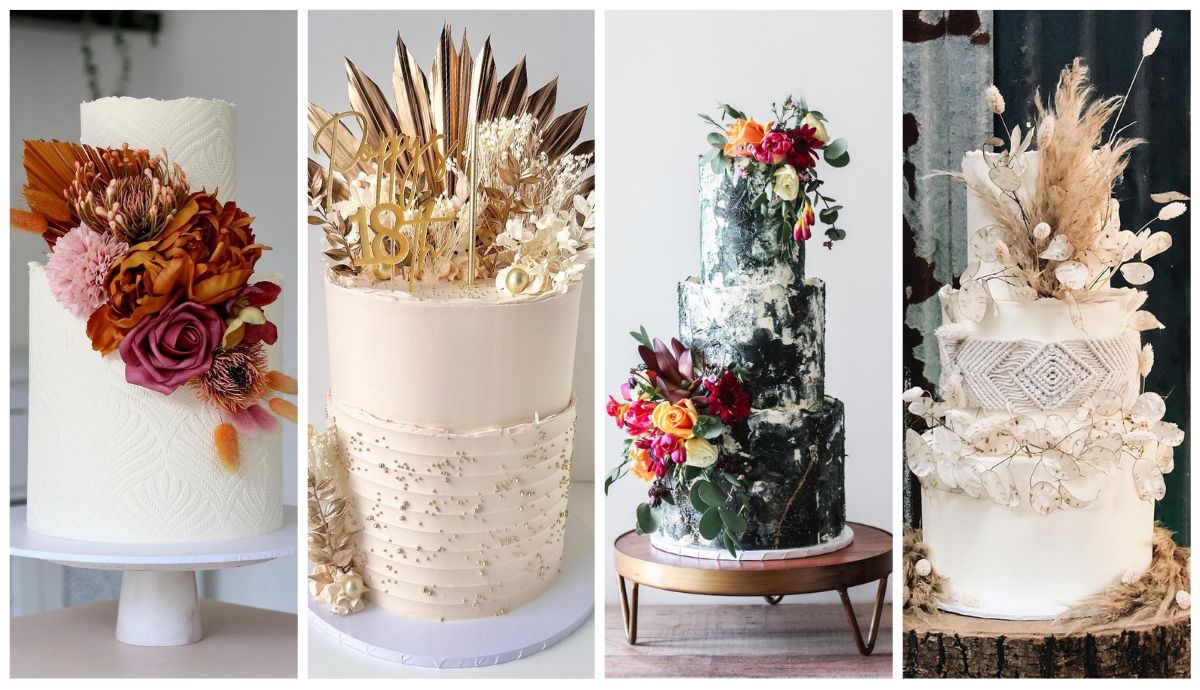 Get inspired with these 25 stunning boho wedding cake ideas that will add a touch of whimsical charm to your special day! From rustic designs to delicate floral accents, these cakes are perfect for a bohemian celebration. #bohowedding #weddingcakes #inspiration