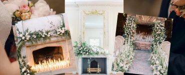 Looking to add a touch of rustic charm to your wedding ceremony? Check out these 24 beautiful fireplace decorations! From mantle garlands to candle-filled masterpieces, these ideas will surely make your special day even more enchanting. #weddingdecor #fireplaceideas #ceremonyinspo