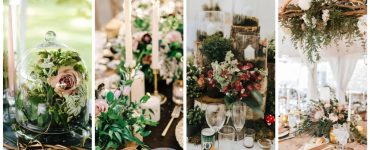 4 forest wedding table decorations ideas